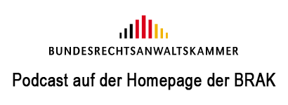 Podcast auf der Homepage der BRAK